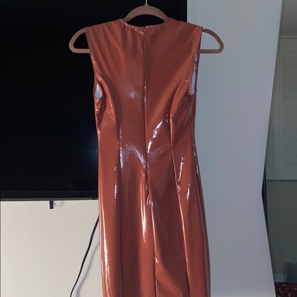 🆕FASHION NOVA LATEX DRESS🆕 - Picture 3 of 4